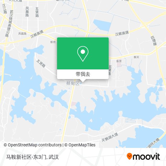 马鞍新社区-东3门地图