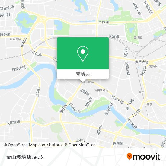 金山玻璃店地图