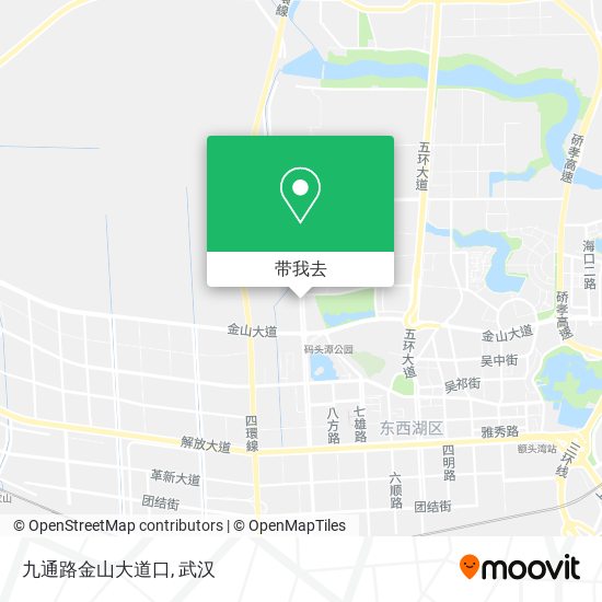 九通路金山大道口地图