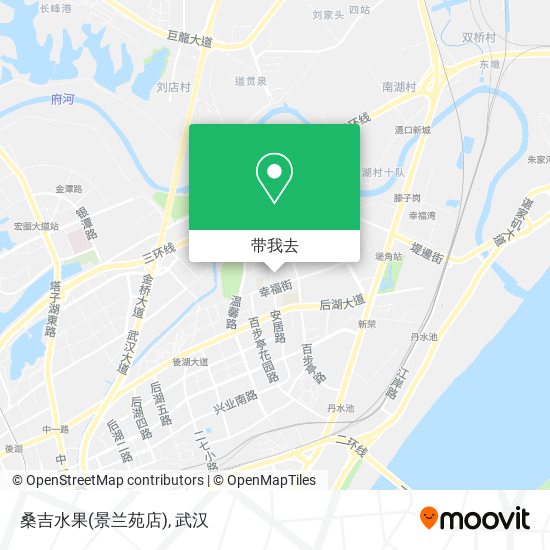 桑吉水果(景兰苑店)地图