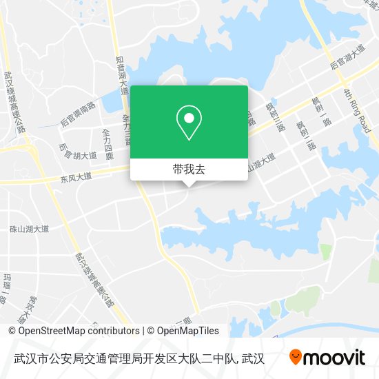 武汉市公安局交通管理局开发区大队二中队地图