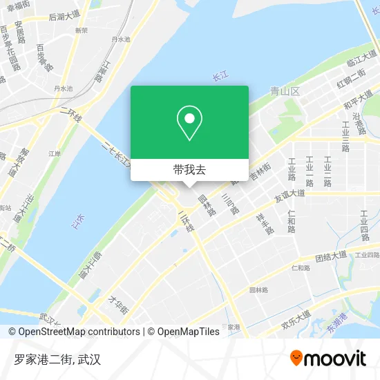 罗家港二街地图