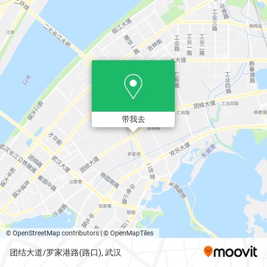 团结大道/罗家港路(路口)地图