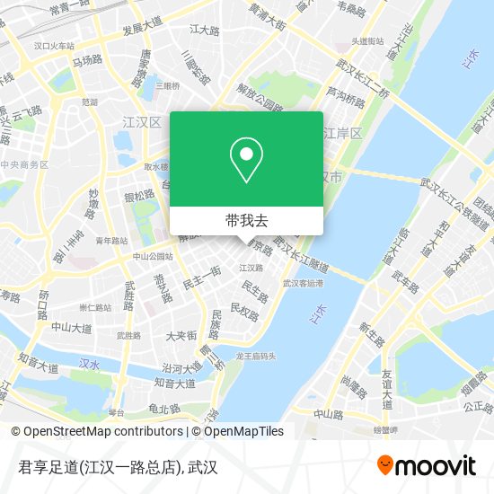 君享足道(江汉一路总店)地图