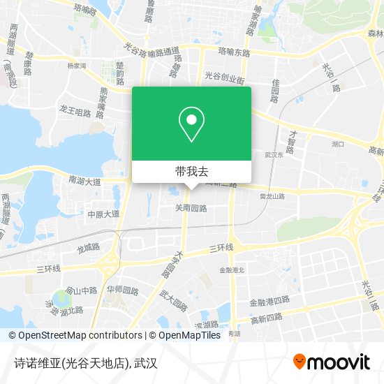 诗诺维亚(光谷天地店)地图