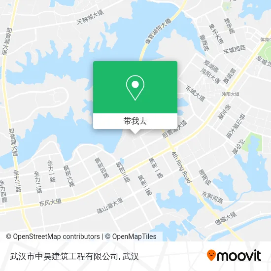 武汉市中昊建筑工程有限公司地图