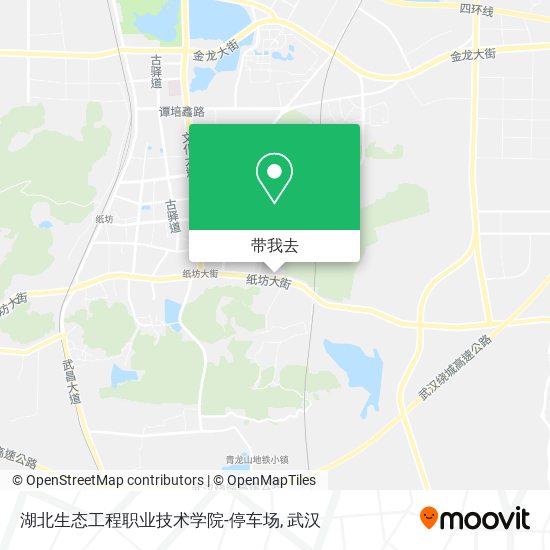 湖北生态工程职业技术学院-停车场地图