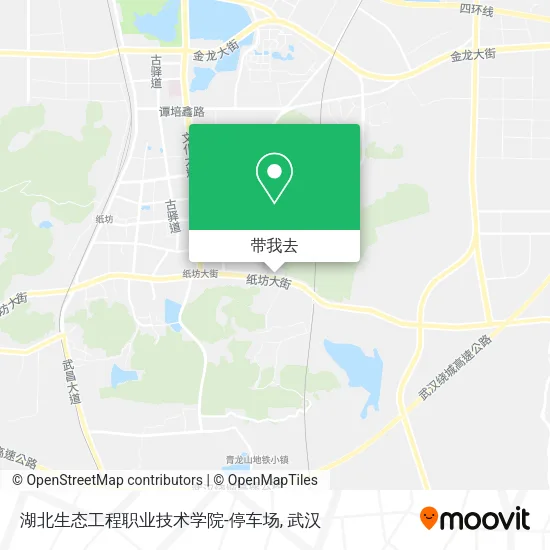 湖北生态工程职业技术学院-停车场地图