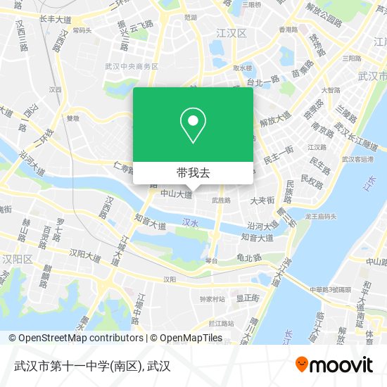 武汉市第十一中学(南区)地图