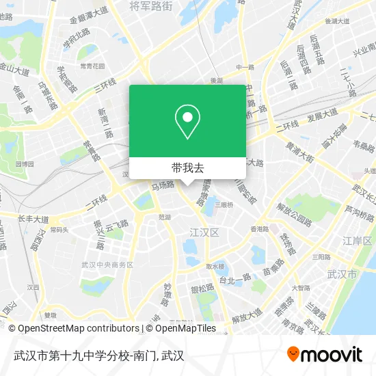 武汉市第十九中学分校-南门地图