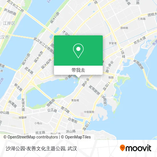 沙湖公园-友善文化主题公园地图