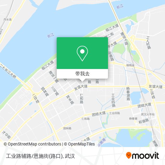 工业路辅路/恩施街(路口)地图