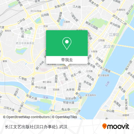 长江文艺出版社(汉口办事处)地图