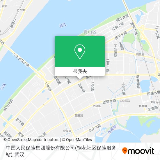 中国人民保险集团股份有限公司(钢花社区保险服务站)地图