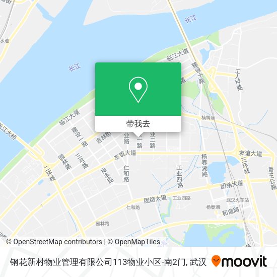 钢花新村物业管理有限公司113物业小区-南2门地图