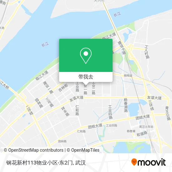 钢花新村113物业小区-东2门地图