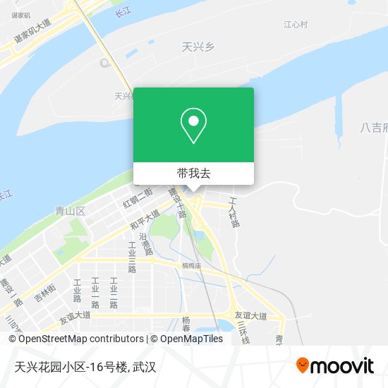 天兴花园小区-16号楼地图