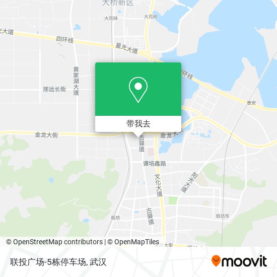 联投广场-5栋停车场地图