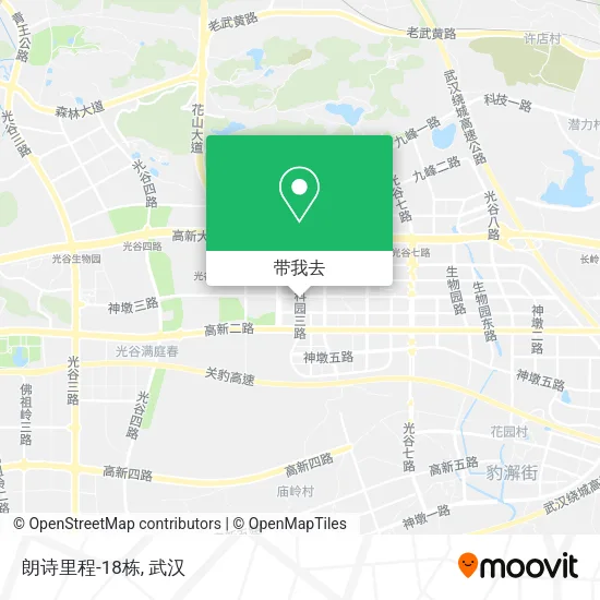 朗诗里程-18栋地图