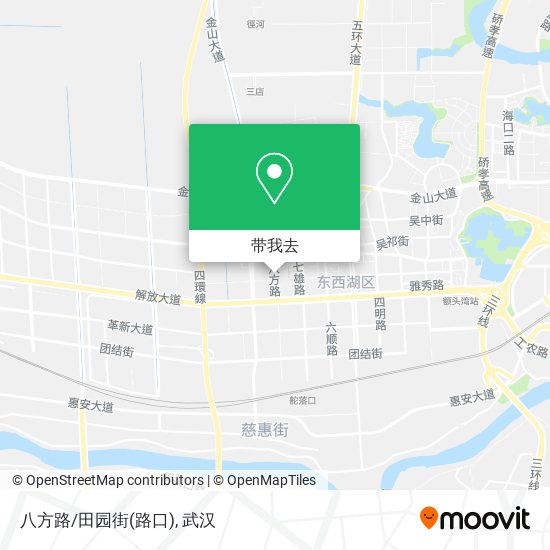 八方路/田园街(路口)地图
