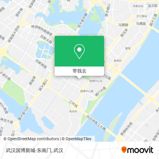 武汉国博新城-东南门地图