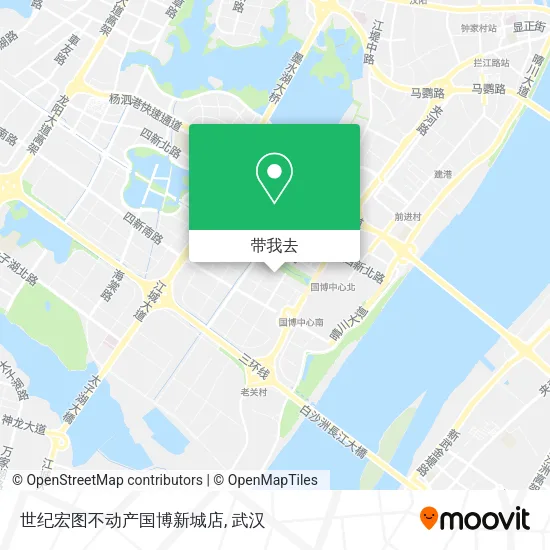 世纪宏图不动产国博新城店地图