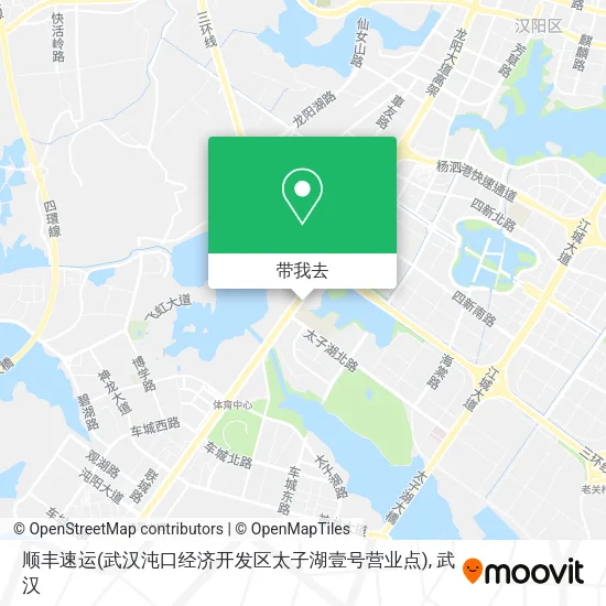 顺丰速运(武汉沌口经济开发区太子湖壹号营业点)地图