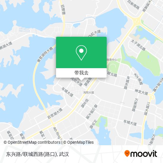 东兴路/联城西路(路口)地图