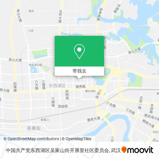 中国共产党东西湖区吴家山街开屏里社区委员会地图