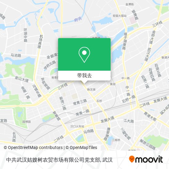中共武汉姑嫂树农贸市场有限公司党支部地图