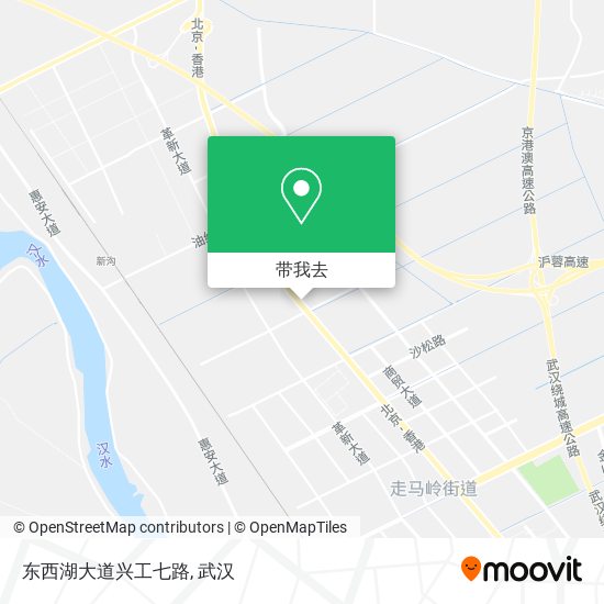 东西湖大道兴工七路地图