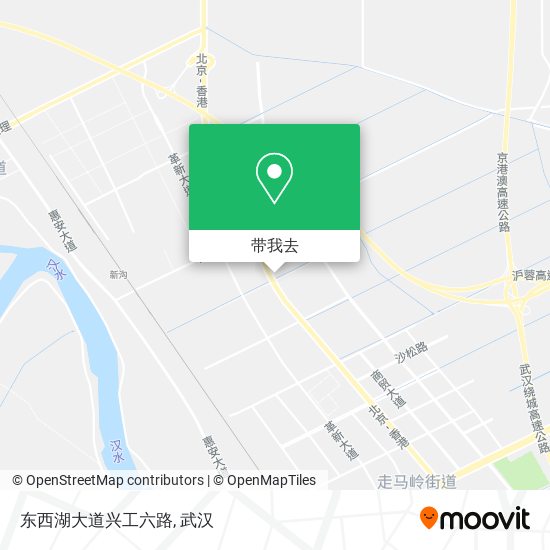 东西湖大道兴工六路地图