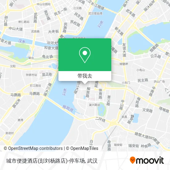 城市便捷酒店(彭刘杨路店)-停车场地图