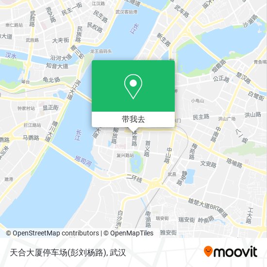 天合大厦停车场(彭刘杨路)地图