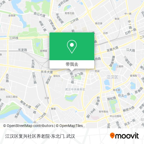 江汉区复兴社区养老院-东北门地图