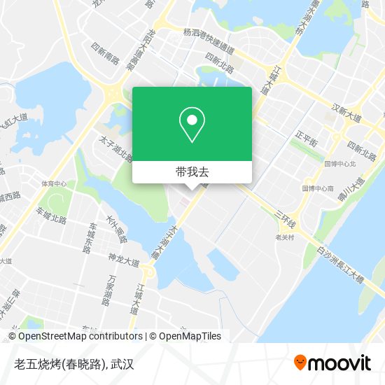 老五烧烤(春晓路)地图