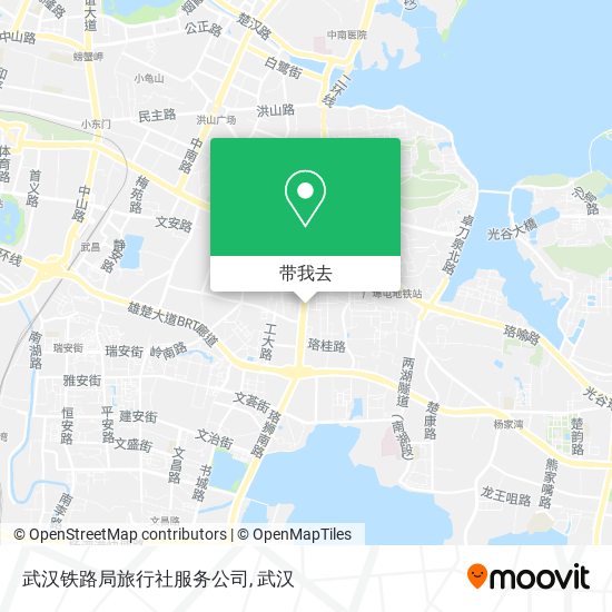 武汉铁路局旅行社服务公司地图