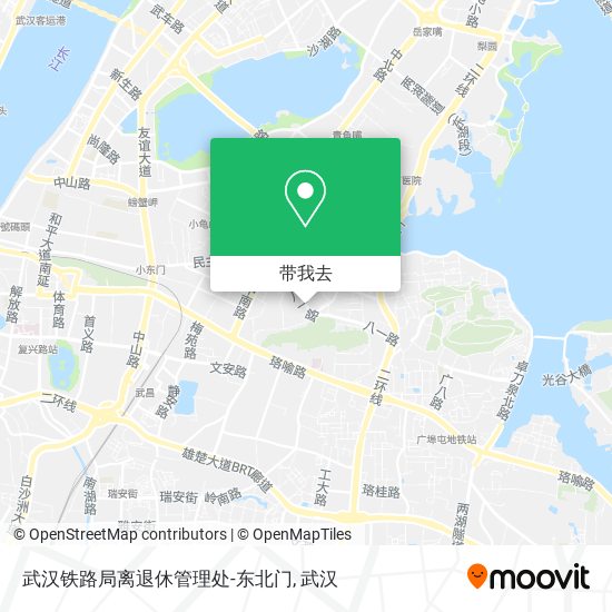 武汉铁路局离退休管理处-东北门地图