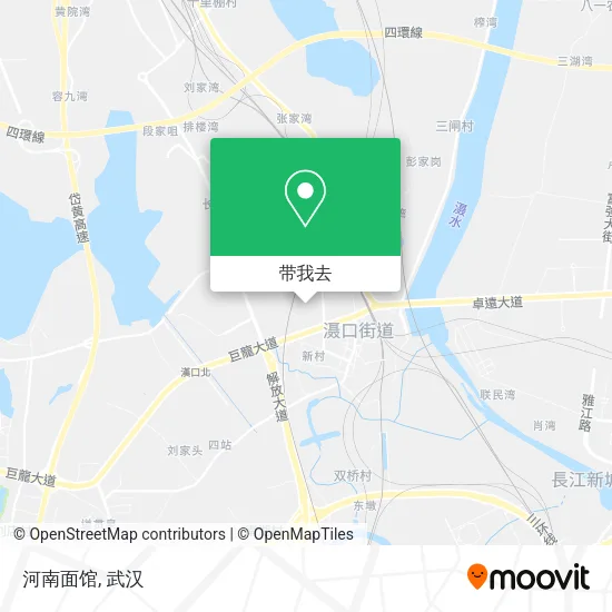 河南面馆地图