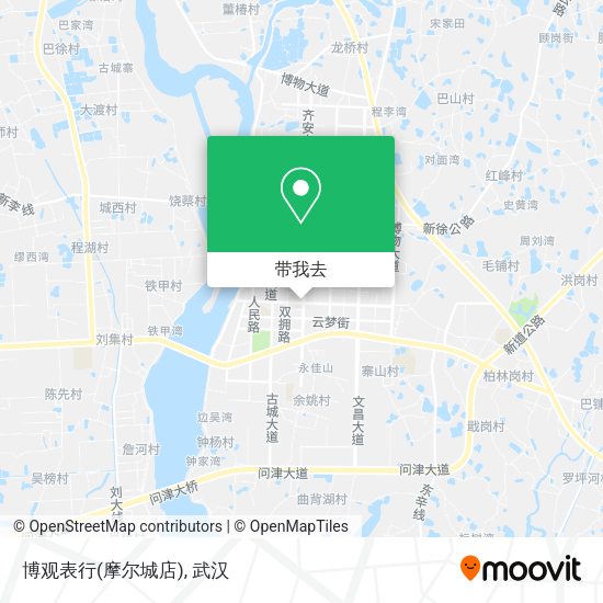 博观表行(摩尔城店)地图