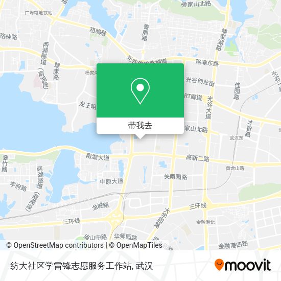 纺大社区学雷锋志愿服务工作站地图