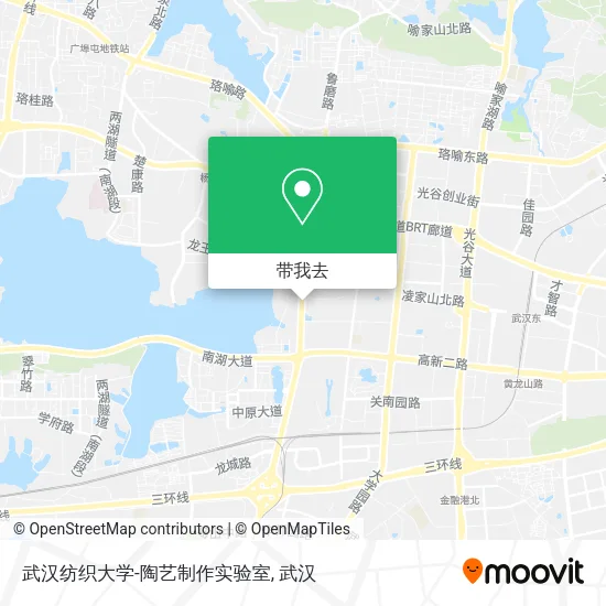 武汉纺织大学-陶艺制作实验室地图