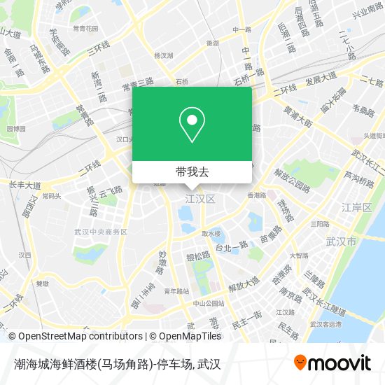 潮海城海鲜酒楼(马场角路)-停车场地图