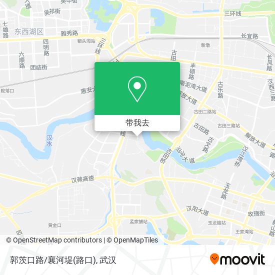 郭茨口路/襄河堤(路口)地图