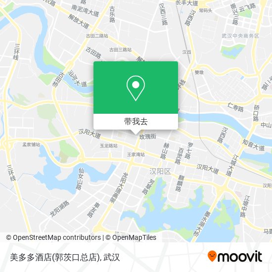 美多多酒店(郭茨口总店)地图
