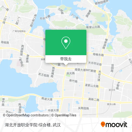 湖北开放职业学院-综合楼地图