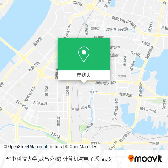 华中科技大学(武昌分校)-计算机与电子系地图