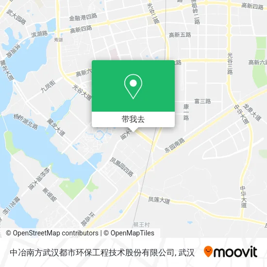 中冶南方武汉都市环保工程技术股份有限公司地图