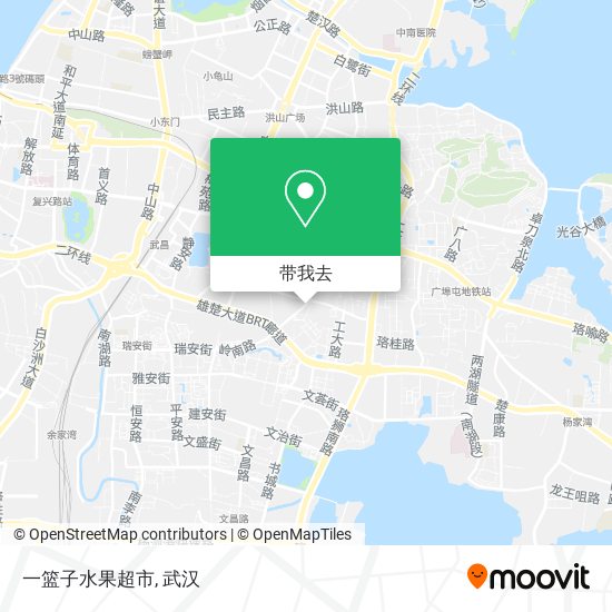 一篮子水果超市地图