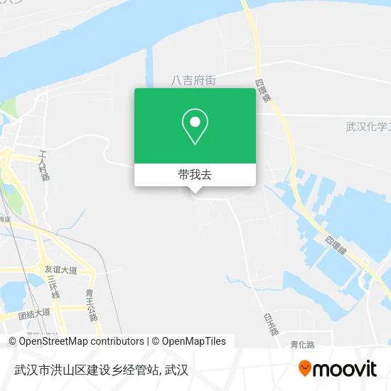 武汉市洪山区建设乡经管站地图